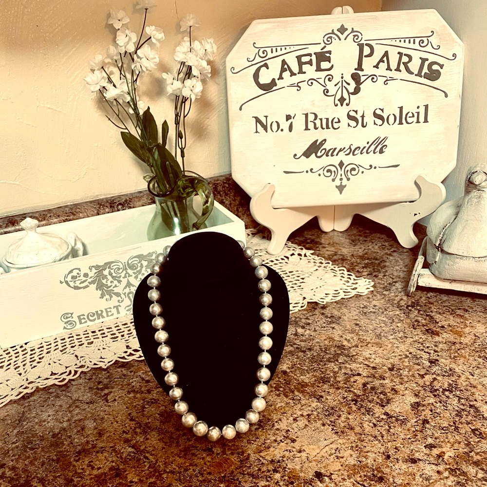 South sea silver pearl necklace